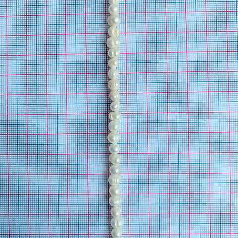 Perla de rio • 6x5 mm