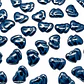Dije Doble Corazón • Acerina • 25x18 mm - Miniatura 1