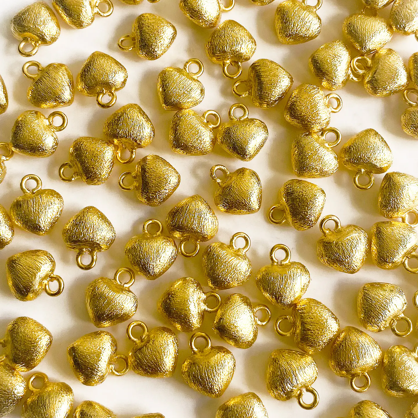 Dije Corazón Burbuja • Baño de Oro • 10x13 mm 1
