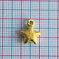 Dije Estrella Burbuja • Baño de Oro • 12x14 mm - Miniatura 2
