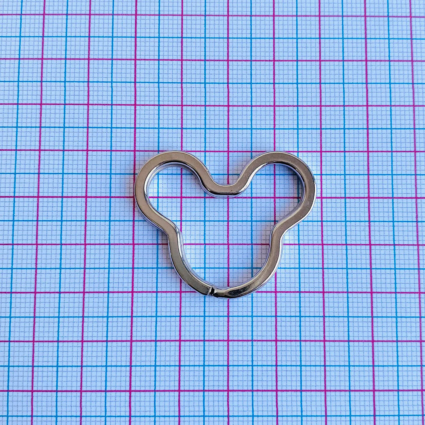 Argolla Mickey • Para Llavero • 31x38 mm 2