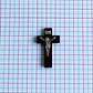 Cruz Estampada Plateada • Madera • 42x25 mm - thumbnail 2