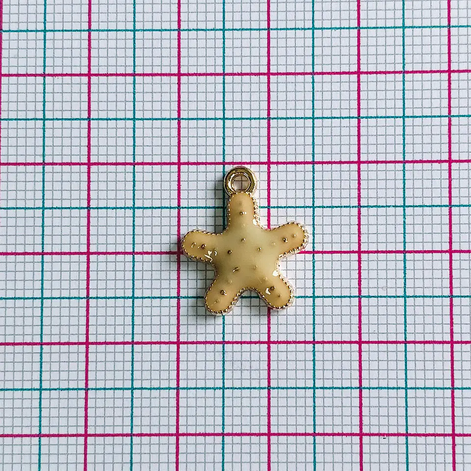 Dije Estrella de Mar • Zamak Resina • 17x14 mm 2