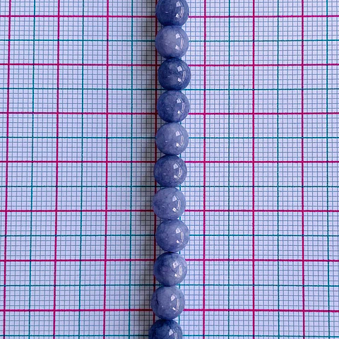 Jade Púrpura • Piedra Natural • 6 mm