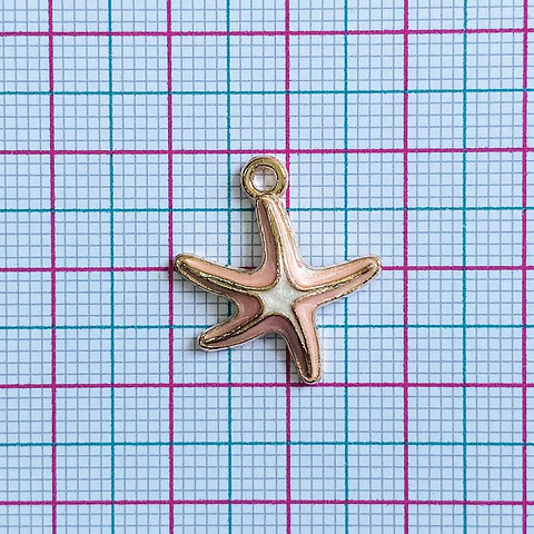 Dije Estrella de Mar • Zamak Resina • 20x18 mm
