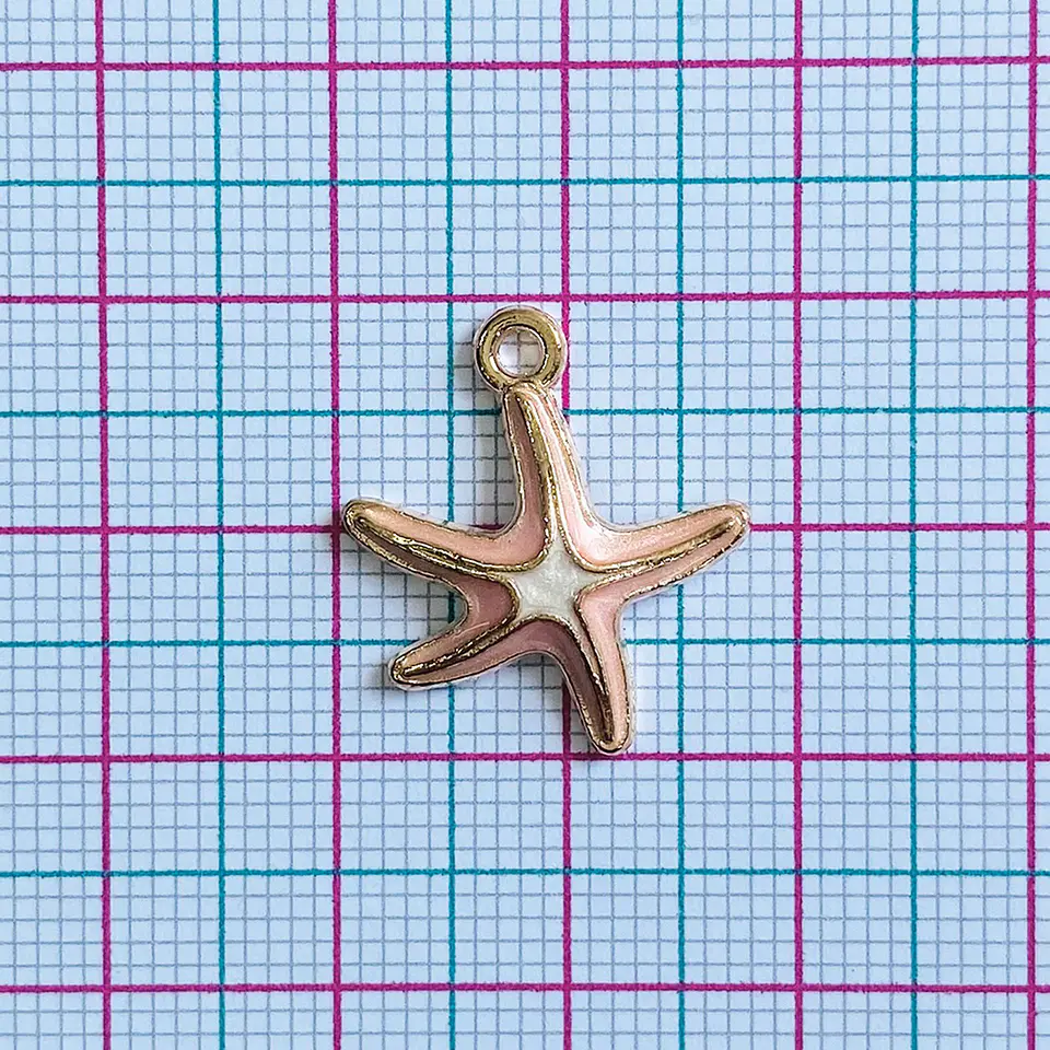 Dije Estrella de Mar • Zamak Resina • 20x18 mm 2