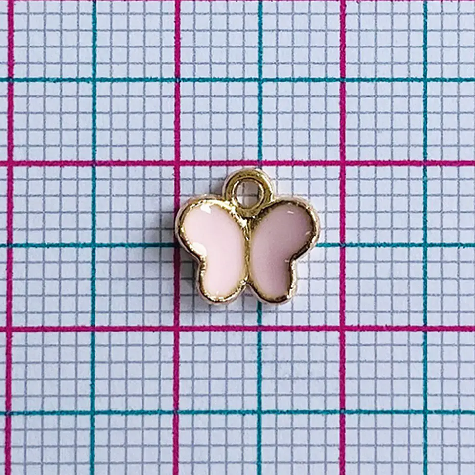 Dije Mariposa • Zamak Resina • 9x9 mm 2