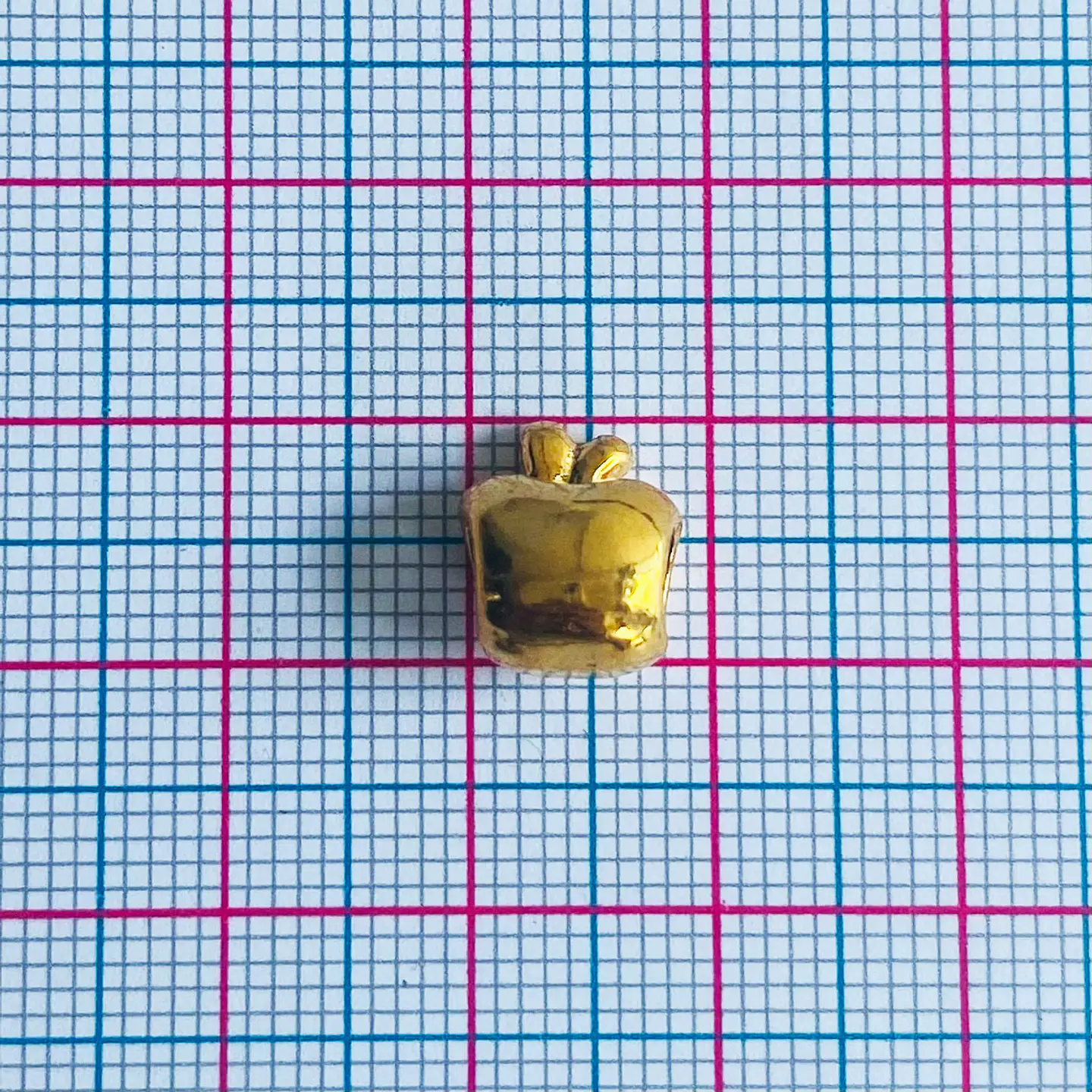 Separador Manzana • Baño de Oro • 8x10 mm 2