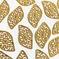 Dije de Hoja de Filigrana • Baño de Oro • 35x60 mm       - Miniatura 1