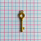 Dije de Llave con Pica • Baño de Oro • 7x30 mm                                            - Miniatura 2