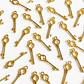 Dije de Llave con Pica • Baño de Oro • 7x30 mm                                            - Miniatura 1