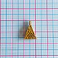 Portadije Triangular • Baño de Oro • 10x15 mm - Miniatura 2