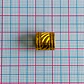 Separador Tubular Ondulado • Baño de Oro • 12x10 mm                    - Miniatura 2
