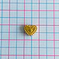 Separador Corazón Sol Labrado • Baño de Oro • 8x6 mm - thumbnail 2