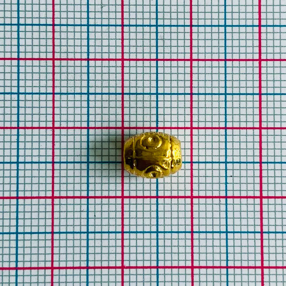 Separador Tubular de Ojos • Baño de Oro • 8x6 mm 2