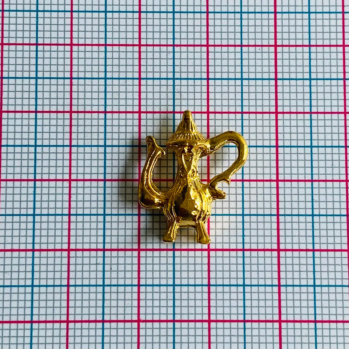 Separador Tetera Árabe • Baño de Oro • 15x20 mm 2