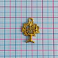 Dije Árbol de la Vida Realista • Baño de Oro • 17x23 mm                         - Miniatura 2