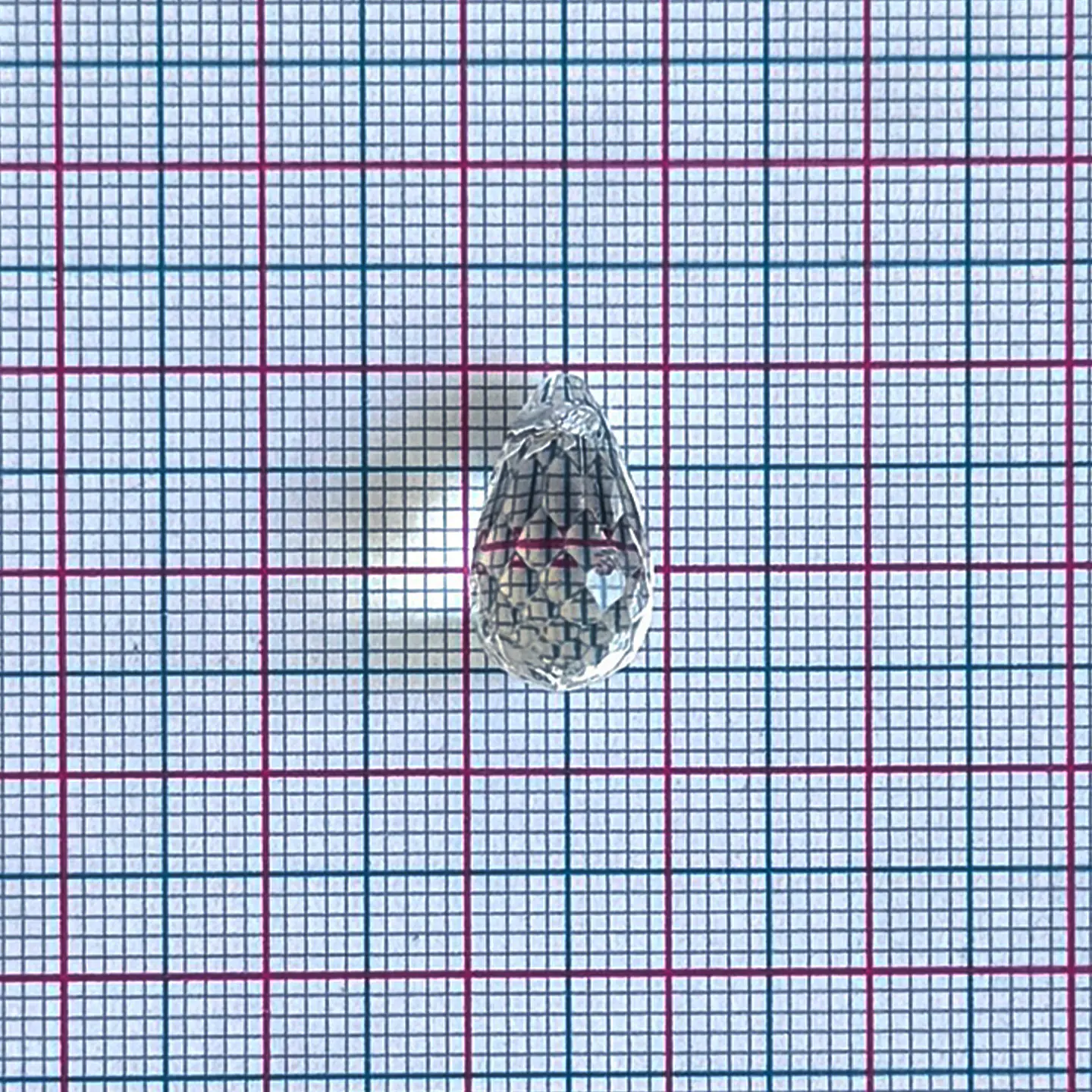 Dije Gota Facetada • Acrílico • 10x15 mm 2