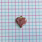 Dije Corazón Escarchado • Zamak • 19x17 mm - Miniatura 2