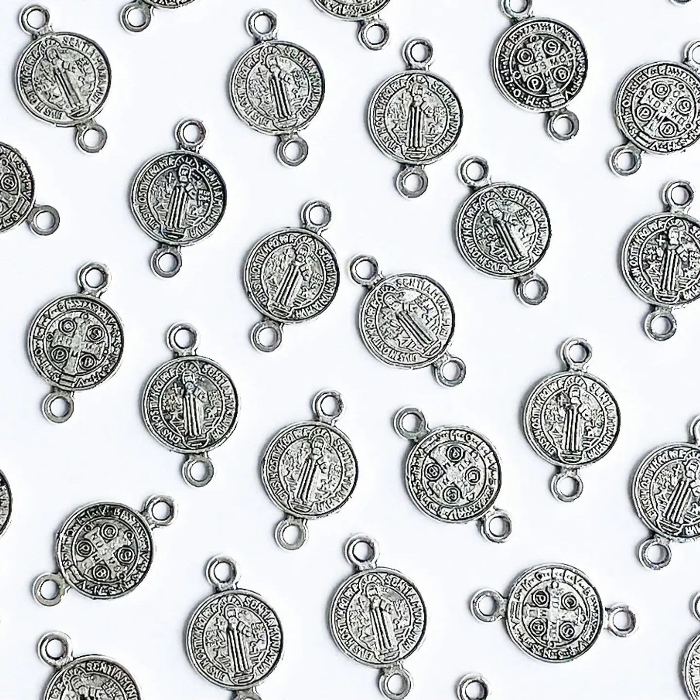 Dije Pulsera San Benito • Zamak • 10x12 mm 1