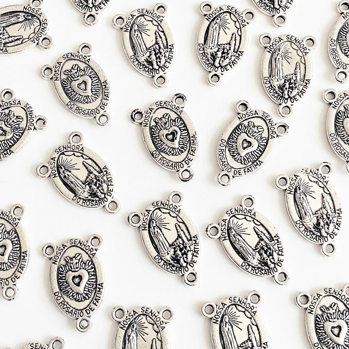 Centro de Rosario Virgen de Fátima • Zamak • 14x22 mm 1