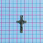 Dije Cruz de San Benito con Crucifijo • Zamak • 12x22 mm - Miniatura 2