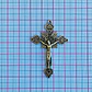Dije Crucifijo con Iniciales JHS • Zamak • 33x52 mm - Miniatura 2