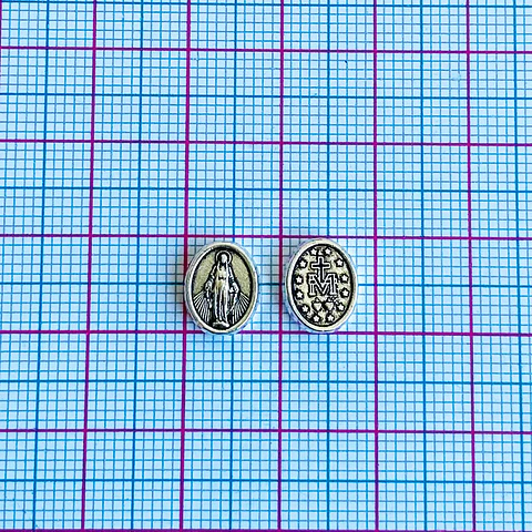 Separador Medalla Milagrosa • Zamak • 8x10 mm