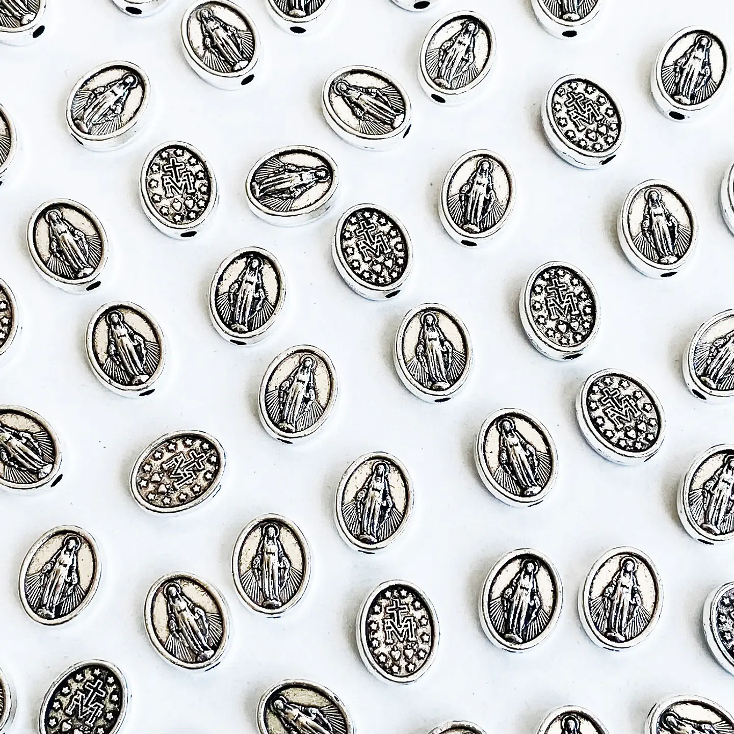 Separador Medalla Milagrosa • Zamak • 8x10 mm 1