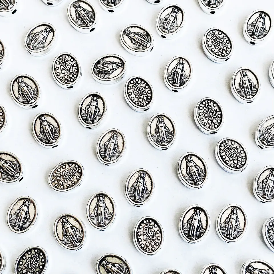 Separador Medalla Milagrosa • Zamak • 8x10 mm 1