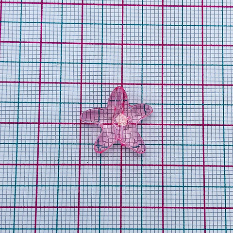 Separador Estrella de Mar • Acrílico • 17x17 mm