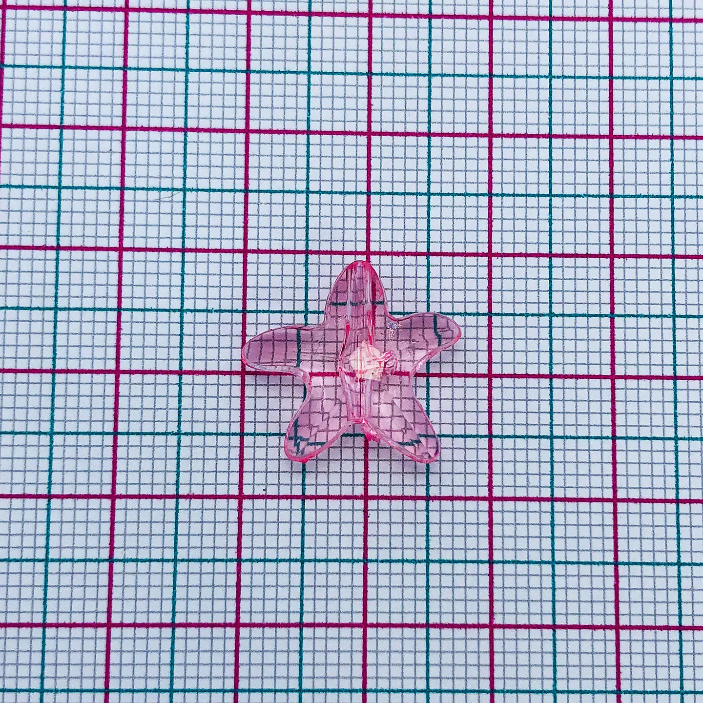 Separador Estrella de Mar • Acrílico • 17x17 mm 2