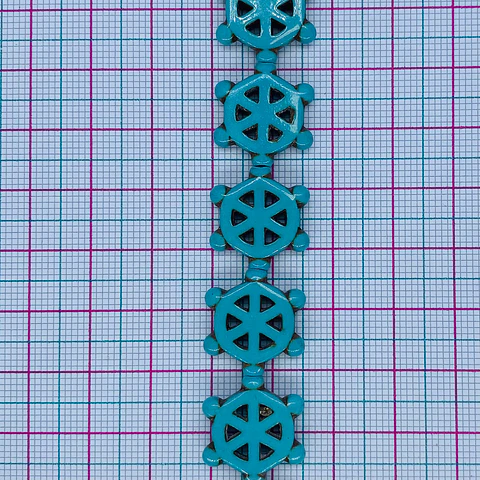 Separador Timón • Fósil • 15x15 mm