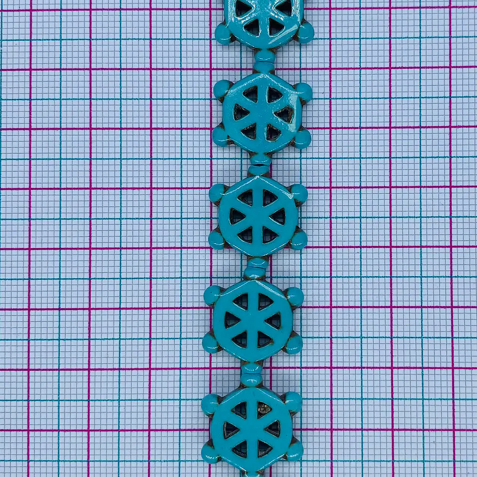 Separador Timón • Fósil • 15x15 mm 2