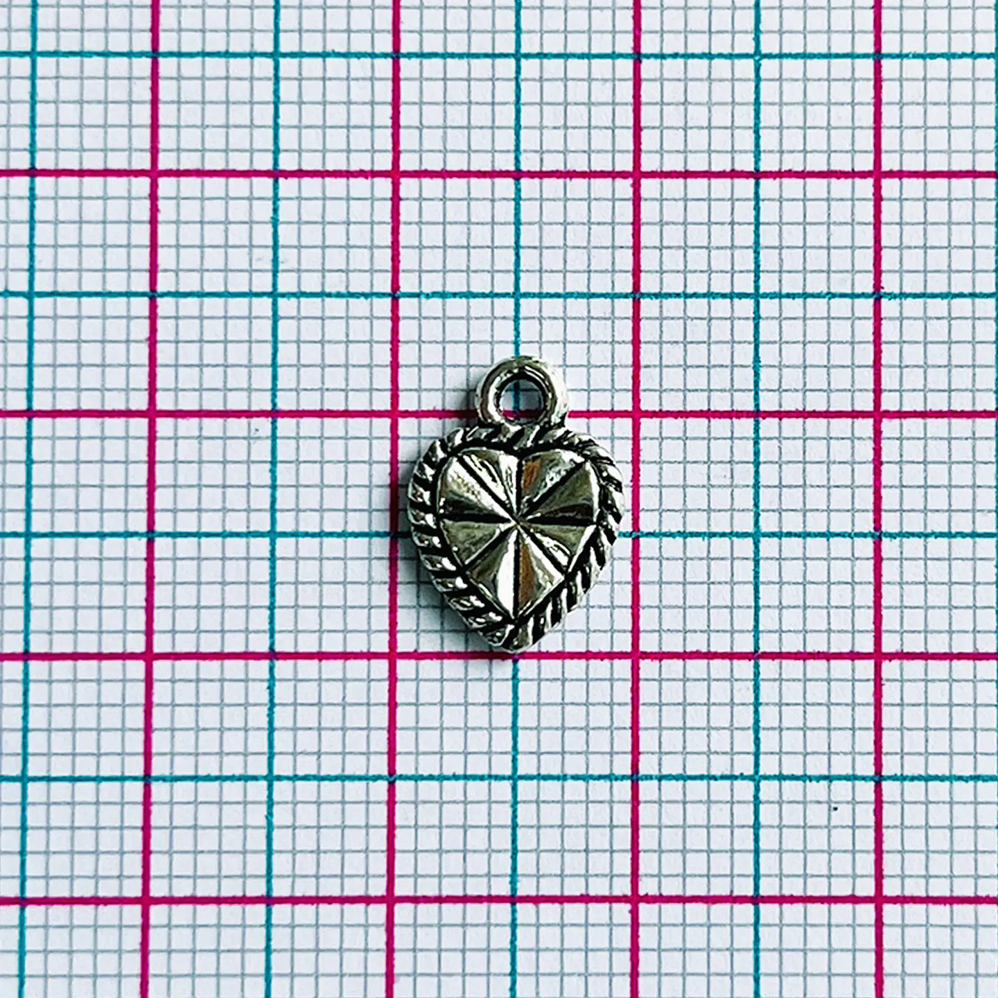 Dije Corazón Destellos • Zamak • 12x10 mm 2
