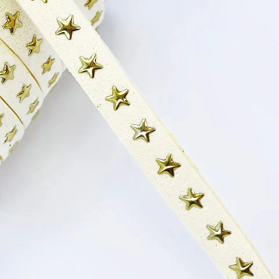 Cuero plano con taches de estrellas • 10 mm 5