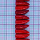 Dije colmillo liso • fósil • 30x10 mm - thumbnail 2