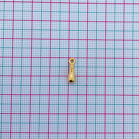 Dije Gota • Baño de Oro • 4x14 mm