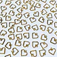 Mini Dije Silueta Corazón • Baño de Oro • 14x14 mm - Miniatura 1