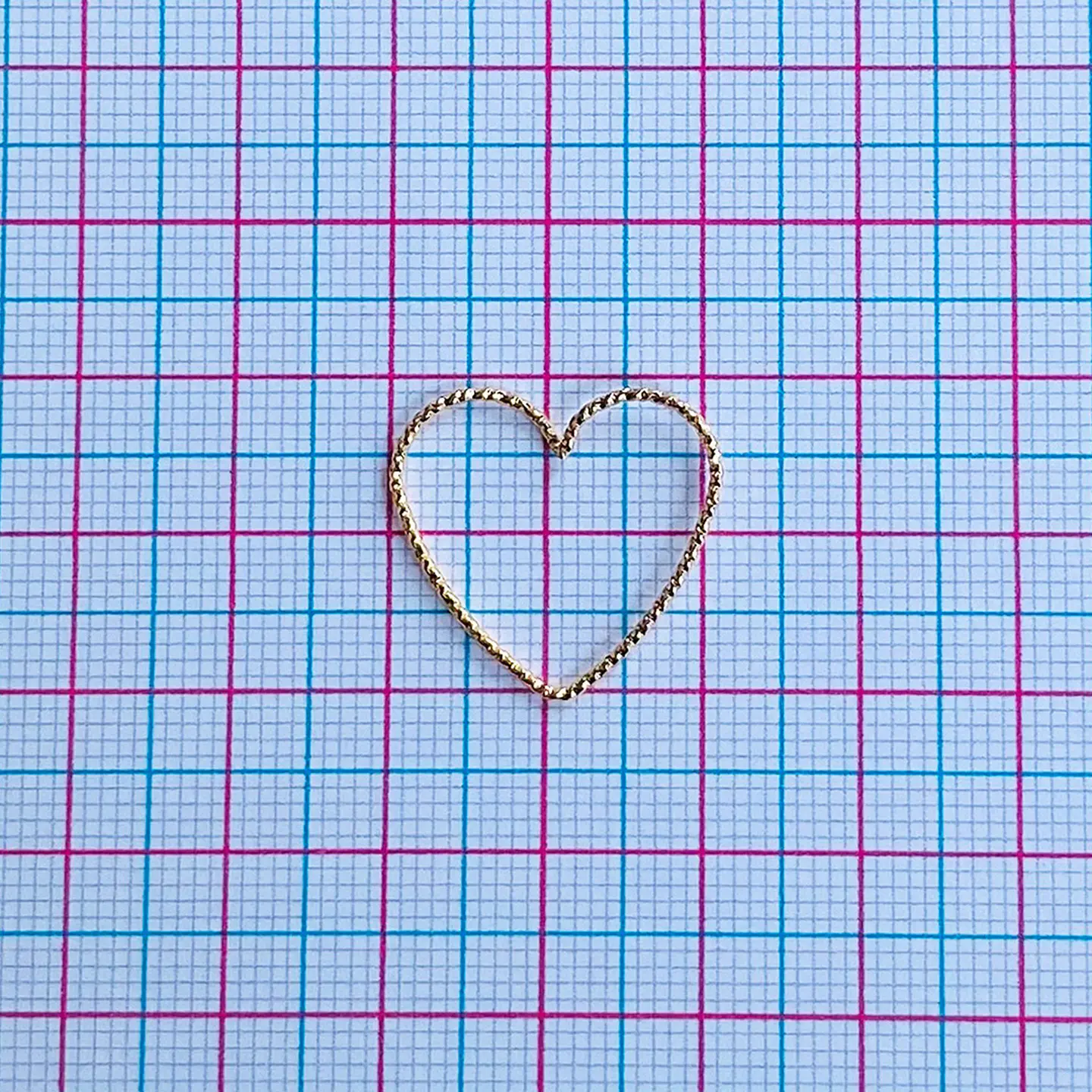 Silueta Corazón • Baño de Oro • 20x20 mm 2