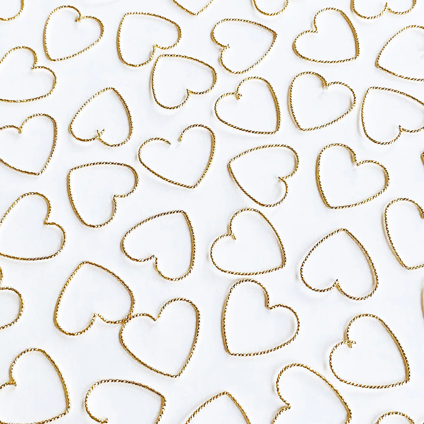 Silueta Corazón • Baño de Oro • 20x20 mm 1