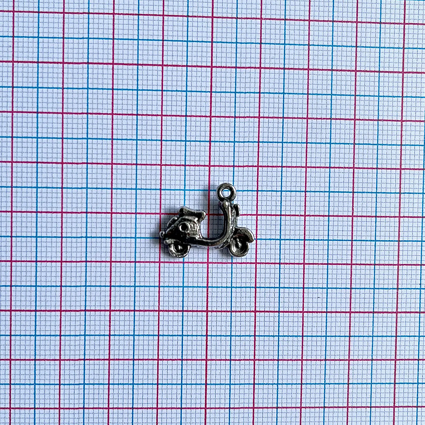 Dije moto scooter vintage • zamak • 15x19 mm 2