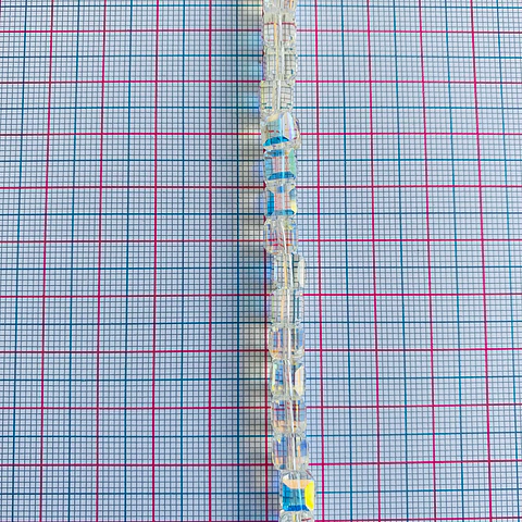 Separador Cubo Boreal • Cristal • 6x6 mm