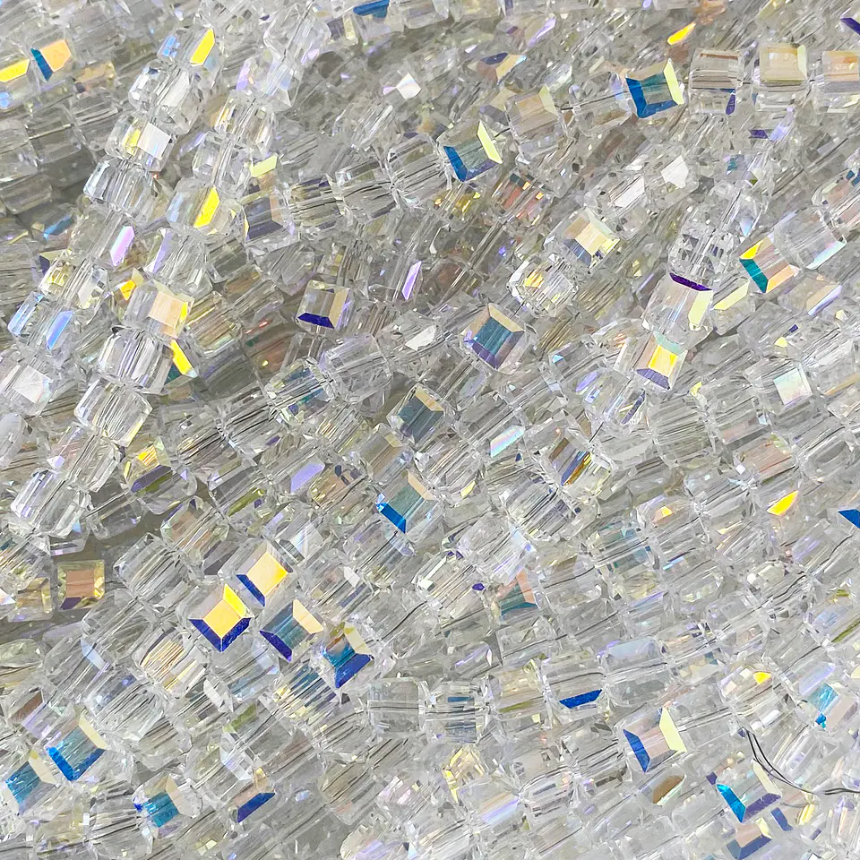 Separador Cubo Boreal • Cristal • 6x6 mm 1