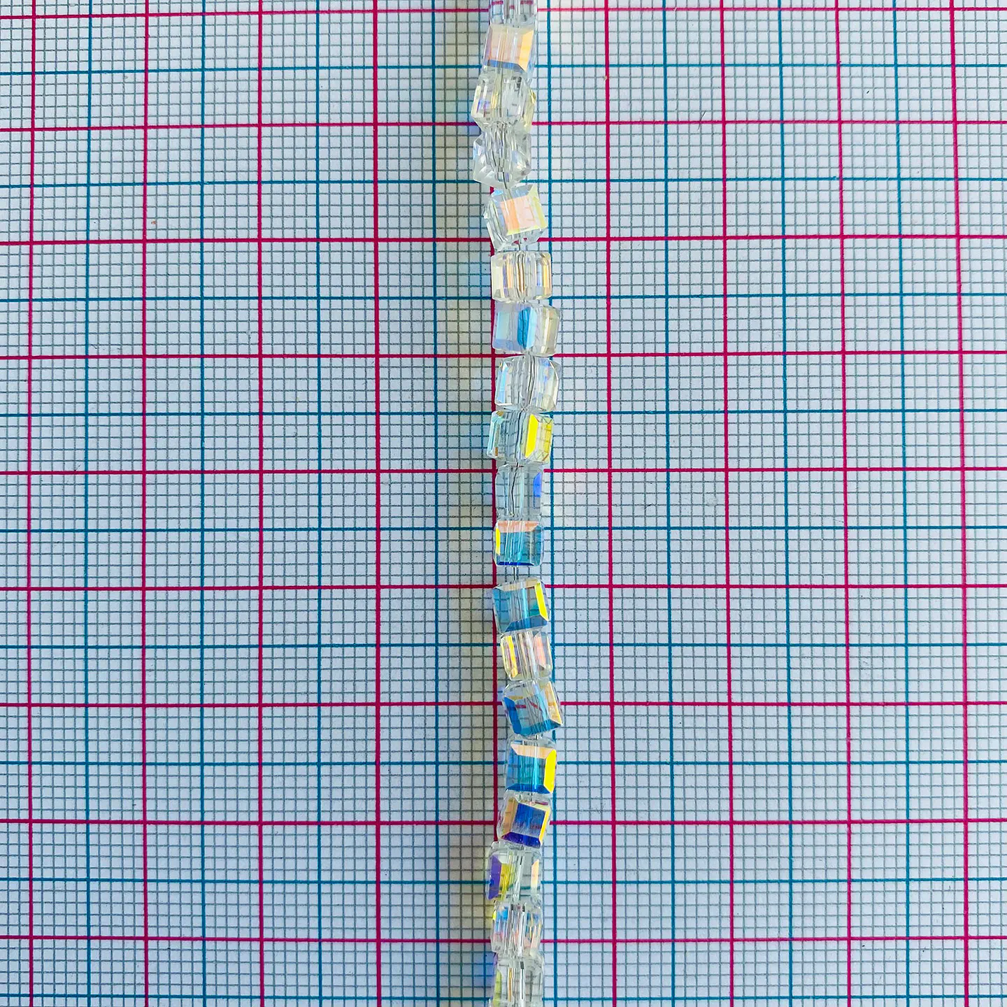 Separador Cubo Boreal • Cristal • 4x4 mm 2