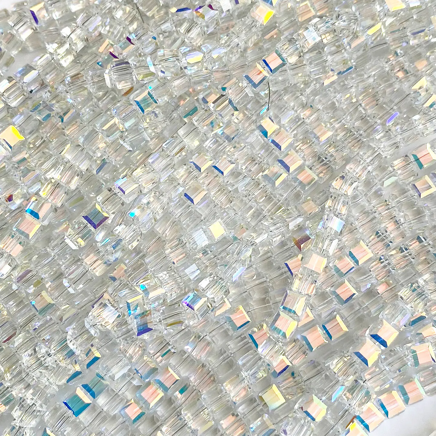 Separador Cubo Boreal • Cristal • 4x4 mm 1