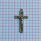 Dije Cruz San Benito Recto • Zamak • 24x42 mm - Miniatura 2