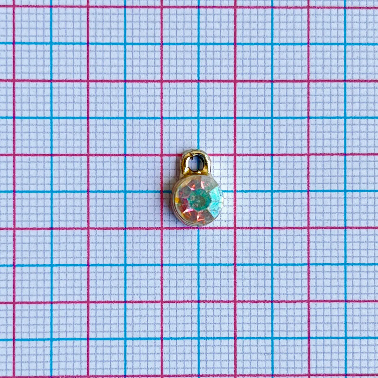 Dije Piedra Boreal • Zamak • 7x10 mm 2