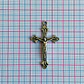 Dije Cruz Crucifijo Ornamentado • Zamak • 26x45 mm - Miniatura 2