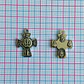 Dije Cruz de las Cuatro Evangelistas y Espíritu Santo • Zamak • 17x25 mm - thumbnail 2